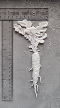 Load image into Gallery viewer, Carrot, Vegetable resin overlay (20cm) , furniture appliques, carrot molding, vegetables appliques, vegetables resin moldings