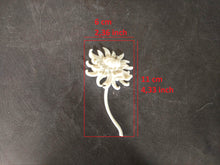 Load image into Gallery viewer, Aster flower set (13pcs) Resin Flowers / floral appliques / furniture upcycle /