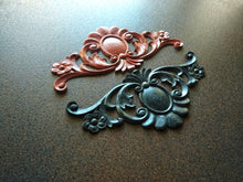 Load image into Gallery viewer, Furniture Pediment embellishment 31cm, Handmade carved embellishment Decorative Applique
