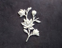 Load image into Gallery viewer, Flower resin applique Flower mouldings Furniture DIY makeover embellishments