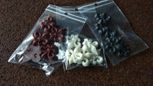 Load image into Gallery viewer, Silicone mold for mini Fleur De Lys appliques 5+5 , Fleur de lis Applique, Fleur de lys Mould, Molds for Clay, Molds For Resin, furniture moldings (Copy)