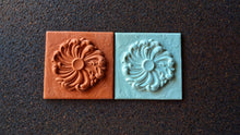 Load image into Gallery viewer, Tile Silicone Mold with volumetric Whirlpool element, Vintage Style tiles, Concrete & Resin