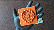 Load image into Gallery viewer, Tile Silicone Mold with volumetric Whirlpool element, Vintage Style tiles, Concrete & Resin