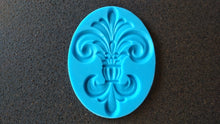 Load image into Gallery viewer, Fleur de Lis Silicone Mold: Vintage Heraldic Embellishments (19.5cm) , Fleur de lis Applique, Fleur de lys Mould, Molds for Clay, Molds For Resin, furniture moldings (Copy) (Copy)