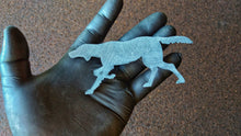 Load image into Gallery viewer, Hound Dog Resin Applique: Furniture Moulding Onlay (4.8 x 2 inch)