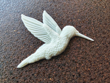 Load image into Gallery viewer, Hummingbird Resin Onlay: Furniture Applique, Bird Decor (11.5 cm)