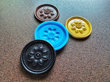 Load image into Gallery viewer, Furniture Rosette Silicone Mold: Wood Carving Embellishment, 9.7cm