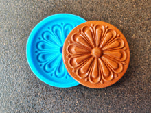 Load image into Gallery viewer, Wood Texture Rosette Silicone Mold: Furniture Carvings, Clay & Resin