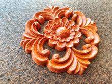 Load image into Gallery viewer, Furniture Rosette silicone Mold, 9.8 cm, for Furniture Carvings and Embellishments