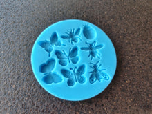 Load image into Gallery viewer, Flying Insect Silicone Mold: Bee, Butterfly, Ladybug, Fly