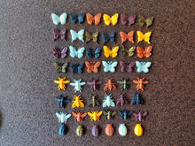 Load image into Gallery viewer, Artificial Flying Insects: Resin Bee, Butterfly, Ladybug Miniatures