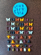 Load image into Gallery viewer, Flying Insect Silicone Mold: Bee, Butterfly, Ladybug, Fly