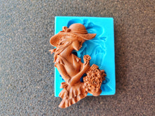 Load image into Gallery viewer, Vintage French Lady Silicone Mold: Resin, Clay, Jesmonite