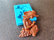 Load image into Gallery viewer, Vintage French Lady Silicone Mold: Resin, Clay, Jesmonite