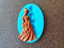 Load image into Gallery viewer, French Girl Silicone Mold: Vintage Elegant Figurine (14.7x8.5x1.5cm)