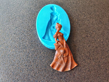 Load image into Gallery viewer, French Girl Silicone Mold: Vintage Elegant Figurine (14.7x8.5x1.5cm)