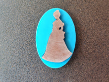 Load image into Gallery viewer, French Girl Silicone Mold: Vintage Elegant Figurine (14.7x8.5x1.5cm)