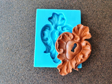 Load image into Gallery viewer, Vintage Key Lock Silicone Mold: Furniture Applique DIY Overlay (13x8.7cm)