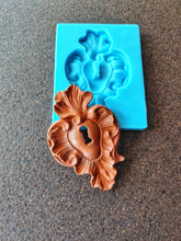 Load image into Gallery viewer, Vintage Key Lock Silicone Mold: Furniture Applique DIY Overlay (13x8.7cm)
