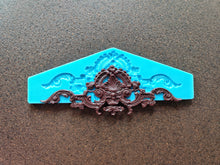 Load image into Gallery viewer, Silicone Mold Vintage Furniture Pediment 26.5 cm : Ornate Applique, Resin Clay