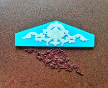 Load image into Gallery viewer, Silicone Mold Vintage Furniture Pediment 26.5 cm : Ornate Applique, Resin Clay