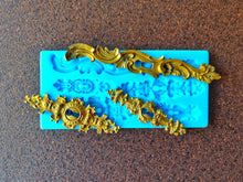 Load image into Gallery viewer, Vintage Keyhole Appliques Silicone Mold: Furniture ornaments Casting