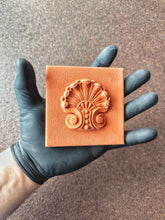 Load image into Gallery viewer, Shell Decor Tile Silicone Mold: Handmade Plaster Concrete Mould