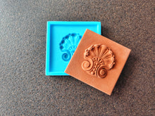 Load image into Gallery viewer, Shell Decor Tile Silicone Mold: Handmade Plaster Concrete Mould