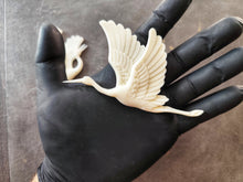 Load image into Gallery viewer, Stork Bird Resin Applique: Furniture Decors, DIY Craft (Pair of 2 birds)