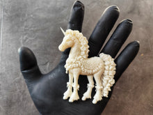 Load image into Gallery viewer, Ornate Unicorn Resin Applique: Furniture & DIY Decor Overlay