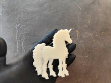 Load image into Gallery viewer, Ornate Unicorn Resin Applique: Furniture & DIY Decor Overlay