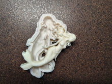 Load image into Gallery viewer, Silicone Mold for mermaid castings: fondant / chocolate / Clay / resin / plaster (12x5.5 cm)