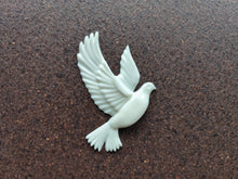 Load image into Gallery viewer, Pigeon Resin overlay: Furniture Applique, Bird embellishment (11cm)