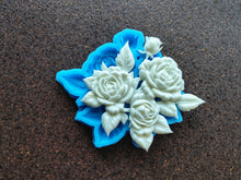 Load image into Gallery viewer, Silicone mold for Roses Bush castings, mould for fondant, chocolate, clay, resin, plaster, soap