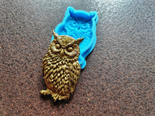 Load image into Gallery viewer, Silicone Owl Mold, Owl DIY castings, Clay Resin Chocolate Crafts