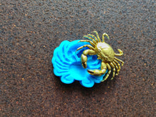 Load image into Gallery viewer, Crab Silicone Mold || sea creatures. Mold for fondant, resin, clay