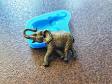 Load image into Gallery viewer, Silicone mold for casting a baby elephant 7x5cm, mold for chocolate, fondant, clay, resin, soap