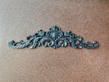 Load image into Gallery viewer, Large Baroque Furniture Applique Resin Pediment Wood Texture Handmade 45cm
