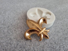 Load image into Gallery viewer, Fleur de Lis Silicone Mold, Resin, Fondant, Chocolate, Clay | medieval decoration
