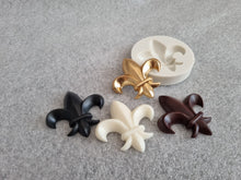 Load image into Gallery viewer, Fleur de Lis Silicone Mold, Resin, Fondant, Chocolate, Clay | medieval decoration