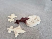 Load image into Gallery viewer, Silicone Fleur de Lis Mold, Vintage Heraldic Applique Casting Tool