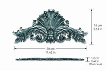 Load image into Gallery viewer, Baroque Furniture Ornament Silicone Mold, Realistic Wood Texture, 29 x 14 cm