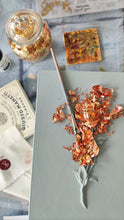 Load image into Gallery viewer, Italian Imitation Copper Leaf Sheets 25pcs 14x14cm (5 1/2″ by 5 1/2″), gilding leaf loose sheets, decoration with gilding, Metallic sheets
