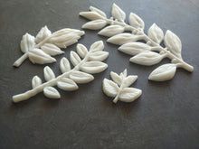 Load image into Gallery viewer, Leafs Appliques Set 4 pcs , Flower onlay, furniture makeover, leaves mouldings