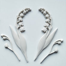 Load image into Gallery viewer, Lily of the valley flowers set (6pcs) resin casting flowers, furniture appliques