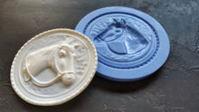 Load image into Gallery viewer, Horse Medallion Large Silicone mould