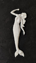 Load image into Gallery viewer, Mermaids Pair Resin Applique pair, Mythological creatures 3D overlays (Left+Right)