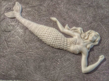 Load image into Gallery viewer, Mermaids Pair Resin Applique pair, Mythological creatures 3D overlays (Left+Right)