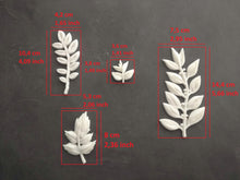 Load image into Gallery viewer, Leafs Set (4pcs) Decorative resin appliques