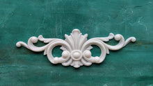 Load image into Gallery viewer, Resin furniture pediment onlay for DIY upcycling, furniture applques, resin onlay, furniture upcycling
